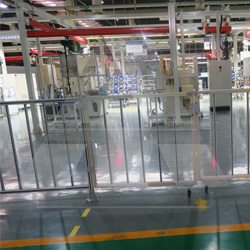 鋁型材生產線圍欄門定制加工效果展示圖片介紹